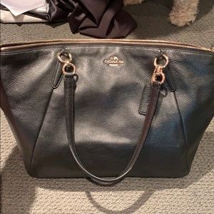 Brand new never used black coach bag !